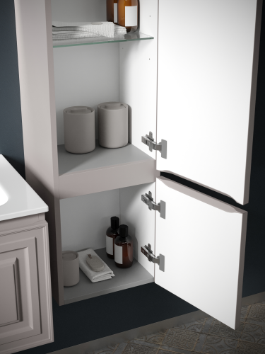 Шкаф-пенал Sancos Very PVR35RSM 35х30х160 подвесной цвет бежевый - фото 4